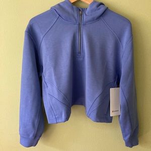 NWT Lululemon Modal Spacer Train Half-Zip Hoodie size 6